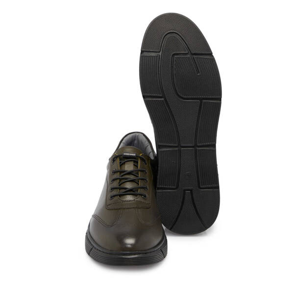 Haki Deri Erkek Sneaker - E25S1AY57450-H48 - 4