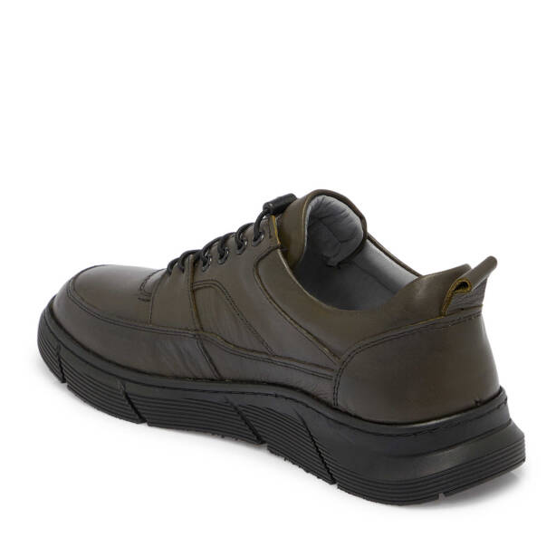 Haki Deri Erkek Sneaker - E25S1AY57451-H48 - 2