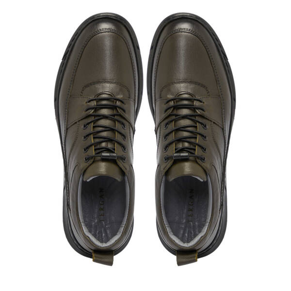 Haki Deri Erkek Sneaker - E25S1AY57451-H48 - 5