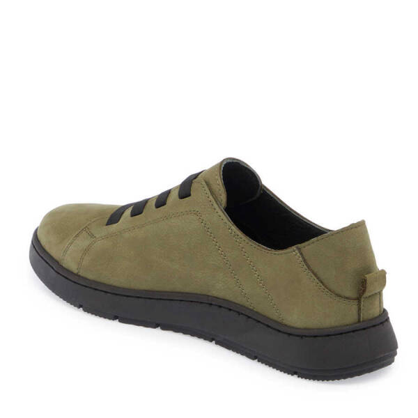 Haki Deri Kadın Sneaker - K24S1AY67641-G98 - 2