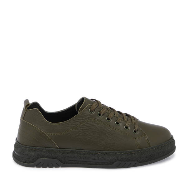 Haki Hakiki Deri Kadın Sneaker - K25S1AY68174-H48 - 1