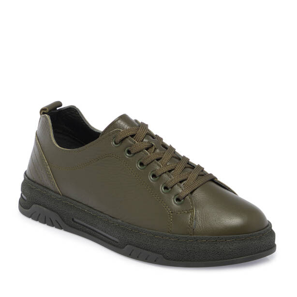 Haki Hakiki Deri Kadın Sneaker - K25S1AY68174-H48 - 2