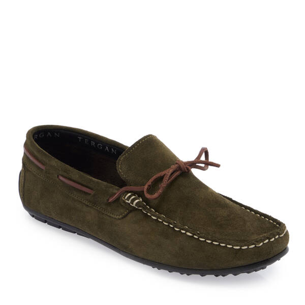 Haki Hakiki Deri Erkek Loafer - E26I1AY57711-J86 - 1