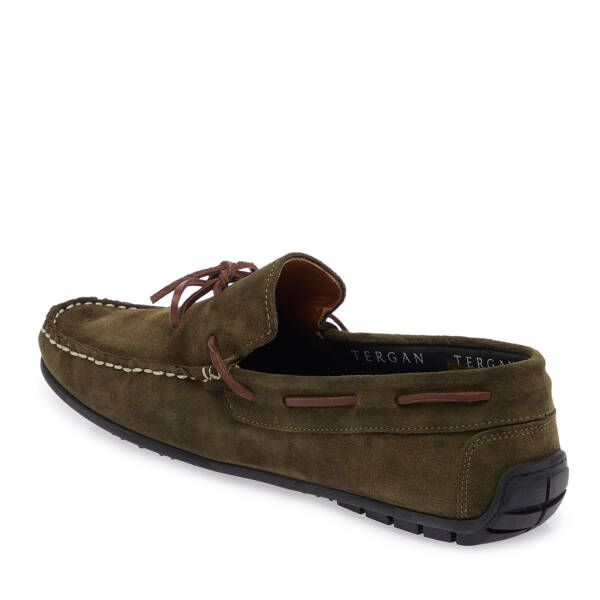 Haki Hakiki Deri Erkek Loafer - E26I1AY57711-J86 - 2