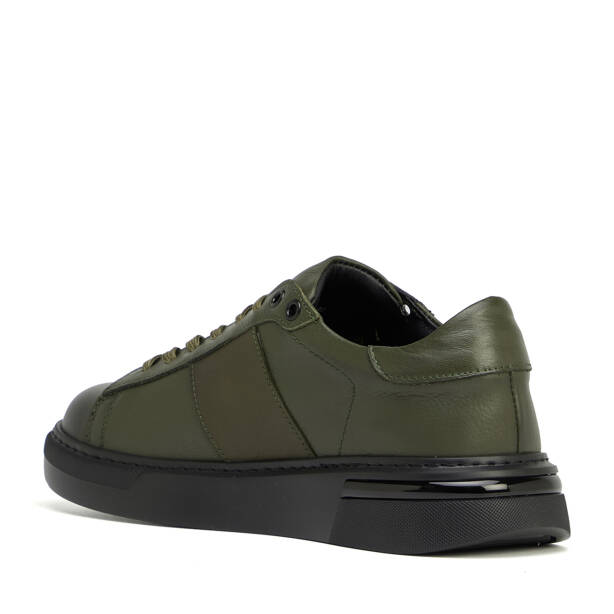 Haki Hakiki Deri Erkek Sneaker - E26S1AY57849-H48 - 4