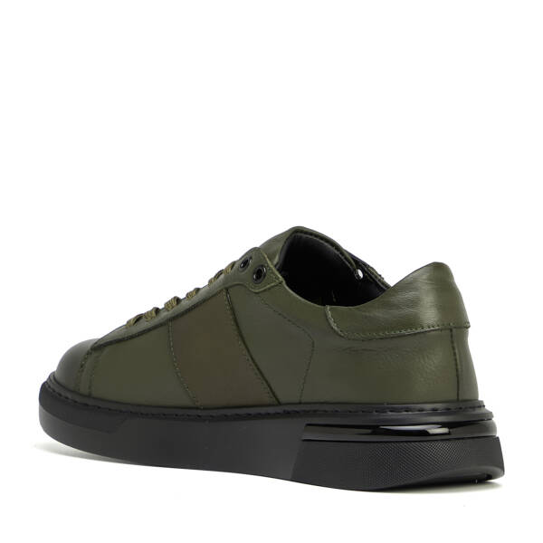 Haki Hakiki Deri Erkek Sneaker - E26S1AY57849-H48 - 4