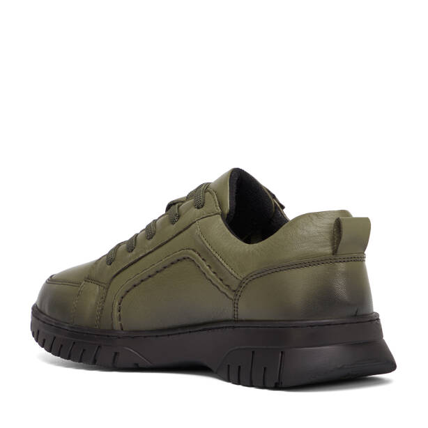 Haki Hakiki Deri Kadın Sneaker - K26S1AY68810-H48 - 4