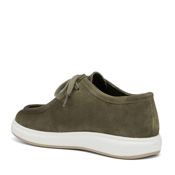 Haki Hakiki Süet Deri Erkek Casual Ayakkabı - E26I1AY57693-J86 - 4