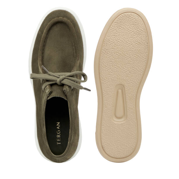 Haki Hakiki Süet Deri Erkek Casual Ayakkabı - E26I1AY57693-J86 - 6