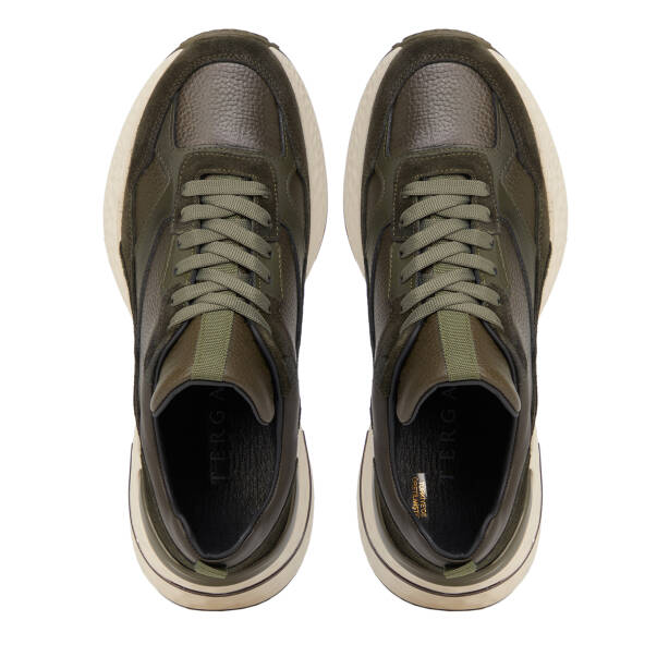 Haki Hakiki Süet Deri Erkek Sneaker - E26S1AY57829-V4V - 5