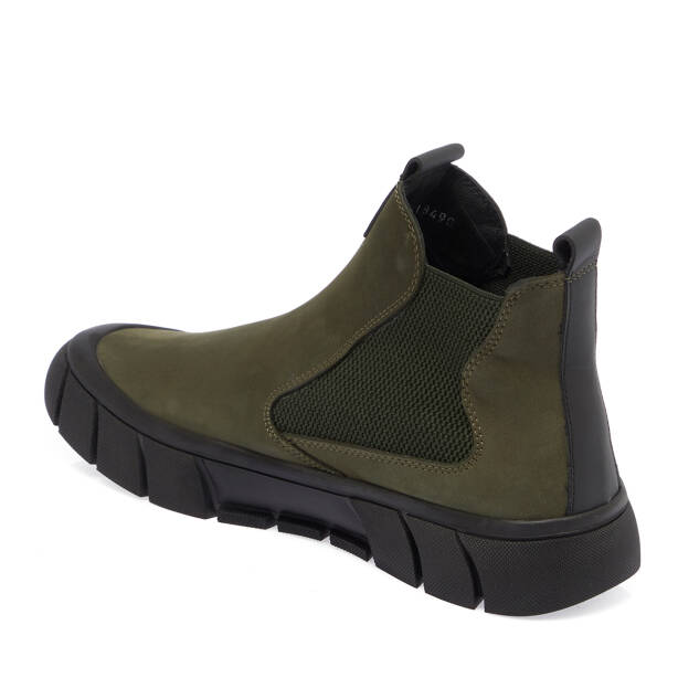 Haki Hakiki Nubuk Deri Erkek Bot - E23K1BT56395-G98 - 2