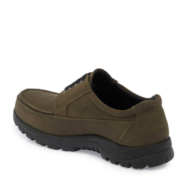 Haki Nubuk Deri Erkek Casual Ayakkabı - E24S1AY56997-G98 - 2