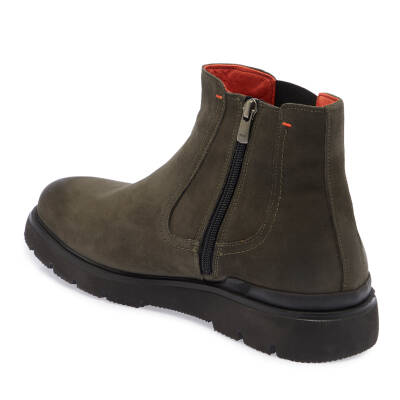 Haki Nubuk Deri Erkek Casual Bot - E23K1BT56369-G98 - 2