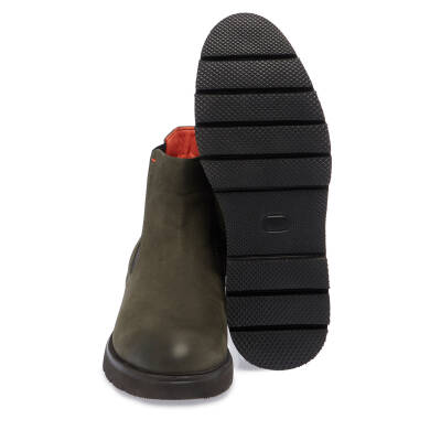 Haki Nubuk Deri Erkek Casual Bot - E23K1BT56369-G98 - 4