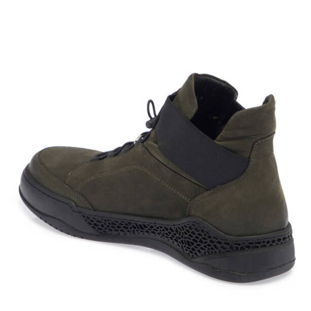 Haki Nubuk Deri Erkek Casual Bot - E23K1BT56545-G98 - 2