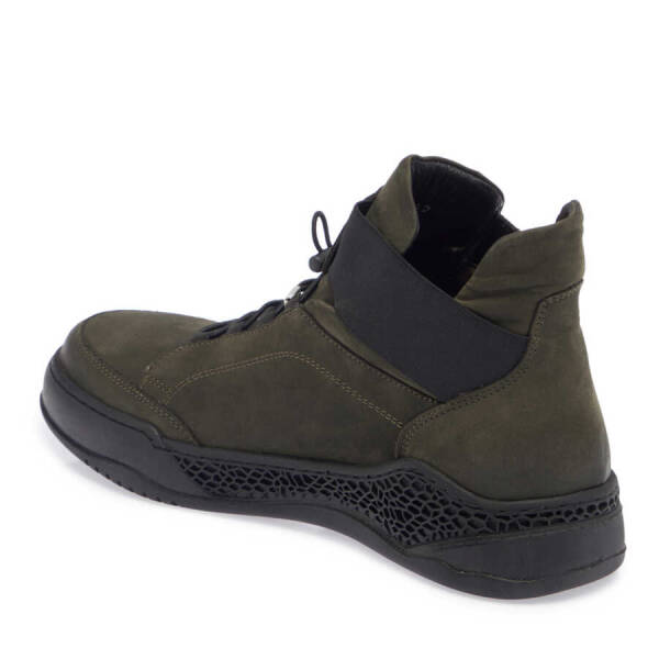 Haki Nubuk Deri Erkek Casual Bot - E23K1BT56545-G98 - 2