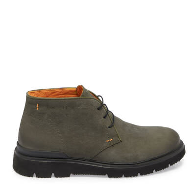 Haki Nubuk Deri Erkek Casual Bot - E24K1BT57014-G98 - 3