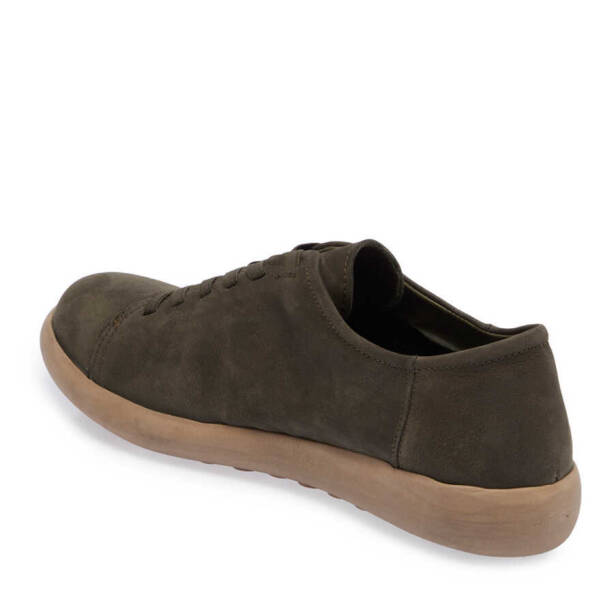 Haki Nubuk Deri Erkek Sneaker - E24I1AY56824-G98 - 2