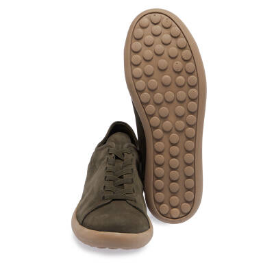 Haki Nubuk Deri Erkek Sneaker - E24I1AY56824-G98 - 4
