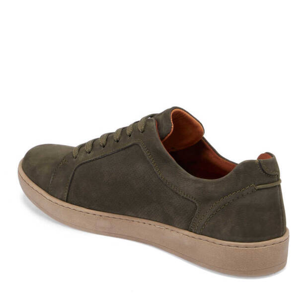 Haki Nubuk Deri Erkek Sneaker - E24I1AY56825-G98 - 2
