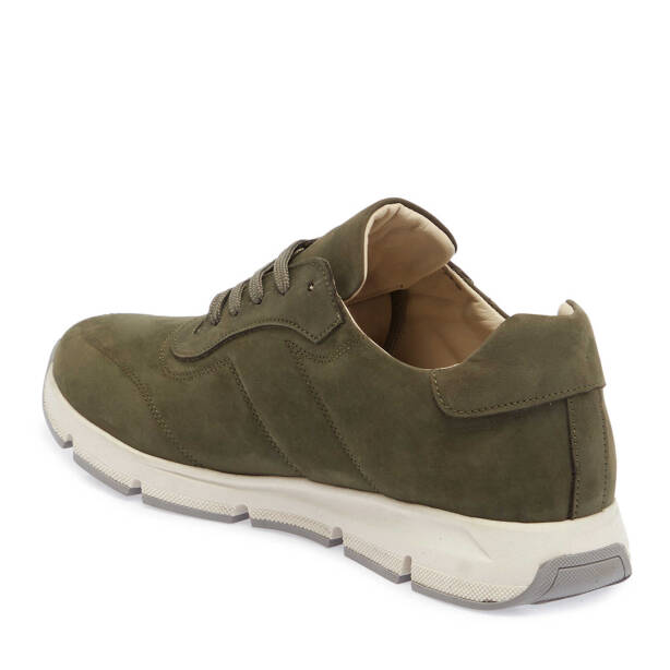 Haki Nubuk Deri Erkek Sneaker - E24I1AY56899-G98 - 2