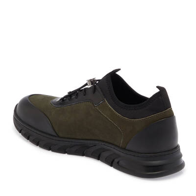 Haki Nubuk Deri Erkek Sneaker - E24S1AY56981-G98 - 2