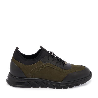 Haki Nubuk Deri Erkek Sneaker - E24S1AY56981-G98 - 3