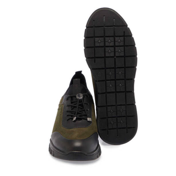 Haki Nubuk Deri Erkek Sneaker - E24S1AY56981-G98 - 4