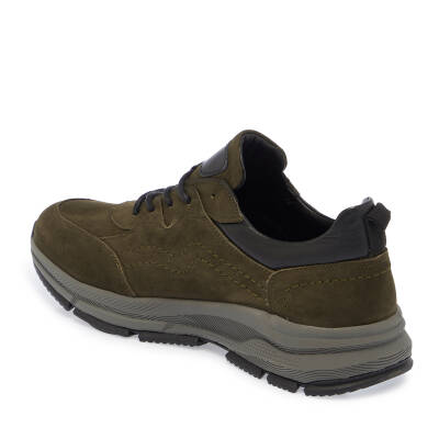 Haki Nubuk Deri Erkek Sneaker - E24S1AY56982-G98 - 2