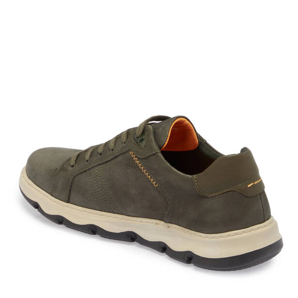 Haki Nubuk Deri Erkek Sneaker - E25S1AY57428-G98 - 2
