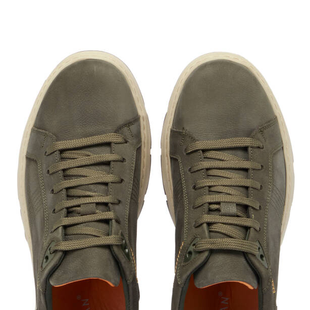 Haki Nubuk Deri Erkek Sneaker - E25S1AY57428-G98 - 5
