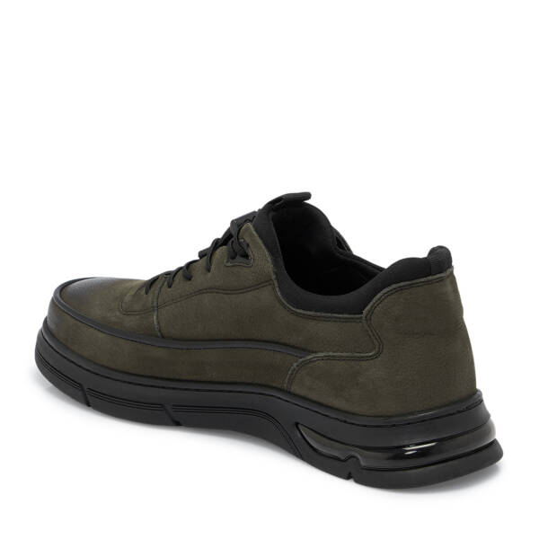 Haki Nubuk Deri Erkek Sneaker - E25S1AY57442-G98 - 2