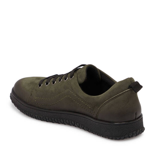 Haki Nubuk Deri Kadın Sneaker - K24S1AY67657-G98 - 2
