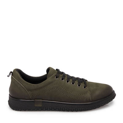 Haki Nubuk Deri Kadın Sneaker - K24S1AY67657-G98 - 3