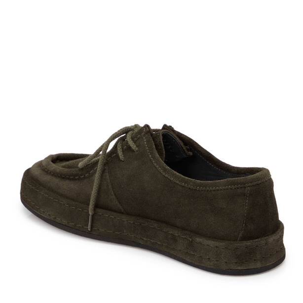 Haki Süet Deri Erkek Casual Ayakkabı - E24S1AY57000-J86 - 2