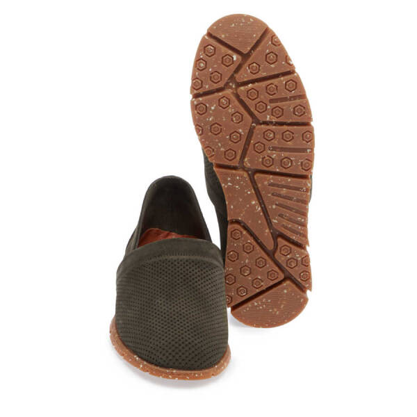 Haki Süet Deri Erkek Loafer - E24I1AY56589-J86 - 4