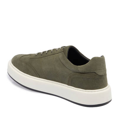 Haki Süet Deri Erkek Sneaker - E24I1AY56805-J86 - 2