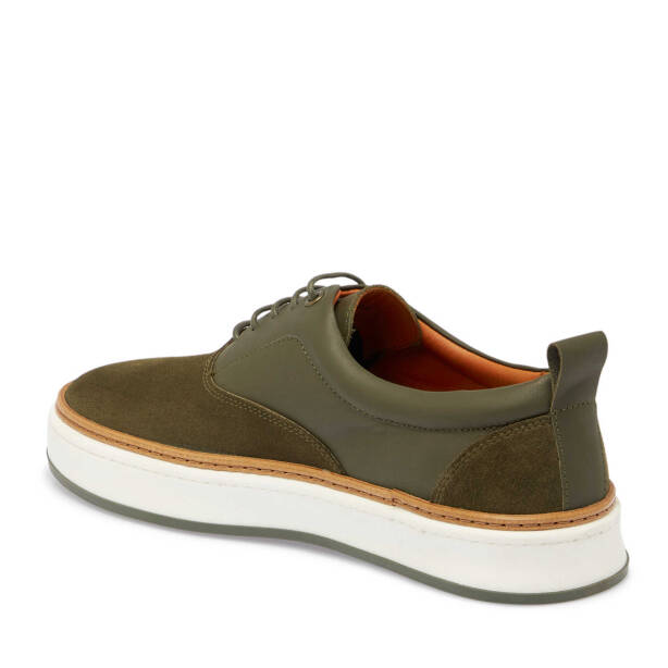 Haki Süet Deri Erkek Sneaker - E24S1AY57070-J86 - Tergan