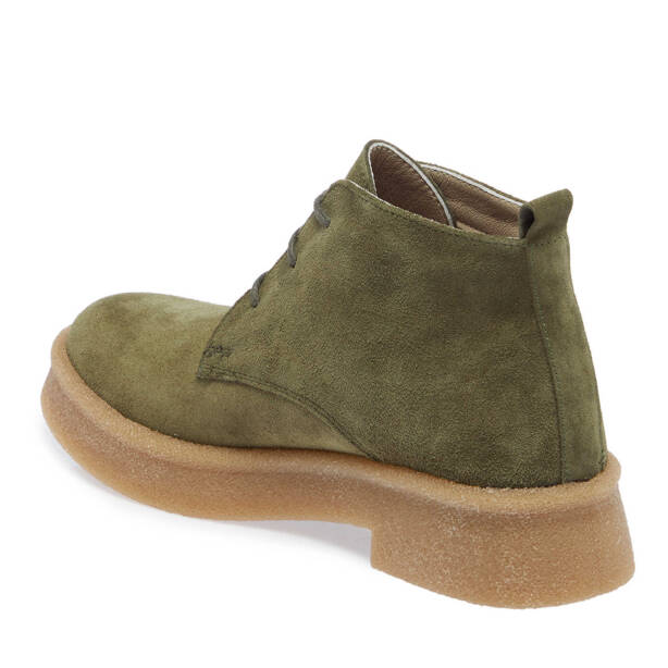 Haki Süet Deri Kadın Bot - K25K1BT68143-J86 - 2