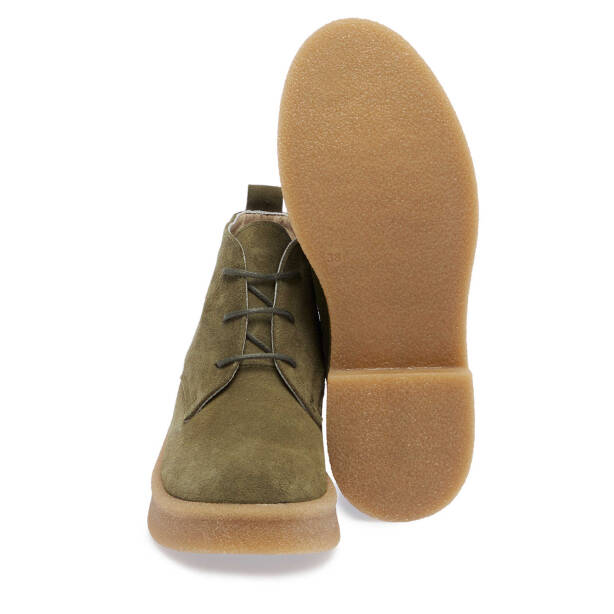 Haki Süet Deri Kadın Bot - K25K1BT68143-J86 - 4
