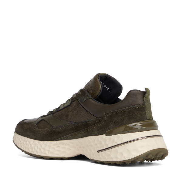 HAKİ-SÜET / HAKİ-DERİ Hakiki Süet Deri Erkek Sneaker - E26S1AY57829-V4V - 4