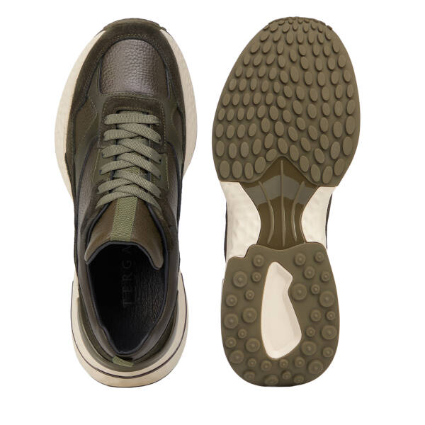 HAKİ-SÜET / HAKİ-DERİ Hakiki Süet Deri Erkek Sneaker - E26S1AY57829-V4V - 6