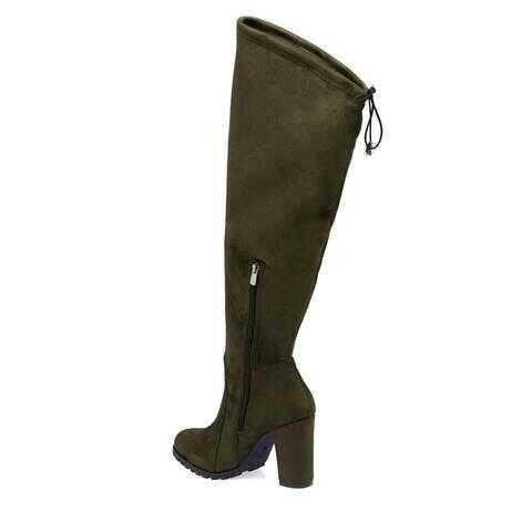 Haki Vegan Kadın Klasik Çizme - K23K1CM67024-S4X - 3