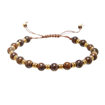 Kahve Bronzit Erkek Bileklik - E1BLK0410480-D63 