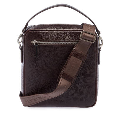  Kahve Deri Erkek Çapraz Askılı Çanta - S1AC00021431-P7Y - 3
