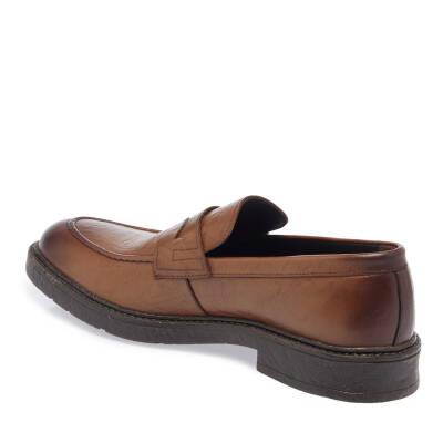 Kahve Deri Erkek Casual Ayakkabı - E23S1AY56537-K68 - 2