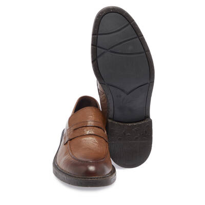 Kahve Deri Erkek Casual Ayakkabı - E23S1AY56537-K68 - 4