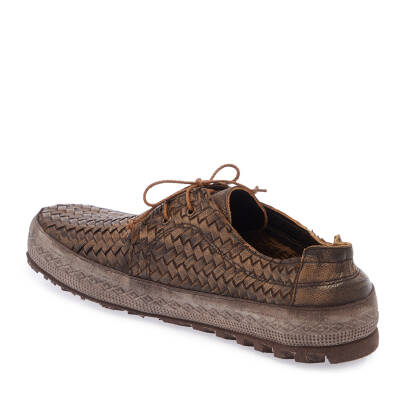 Kahve Deri Erkek Casual Ayakkabı - E24I1AY56754-A24 - 2