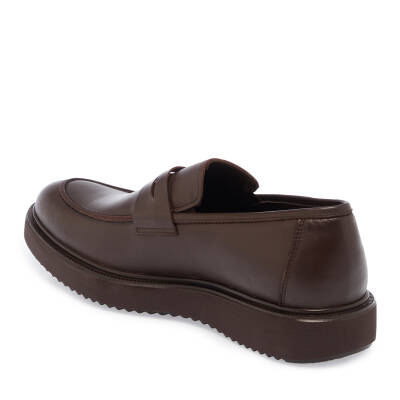 Kahve Deri Erkek Casual Ayakkabı - E24S1AY56944-B90 - 2
