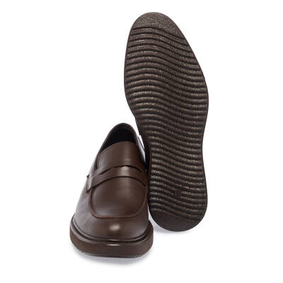 Kahve Deri Erkek Casual Ayakkabı - E24S1AY56944-B90 - 4